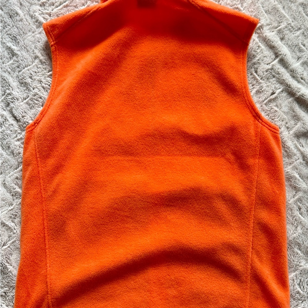 Clemson Columbia Vibrant Orange Fleece Vest - Picture 2 of 2